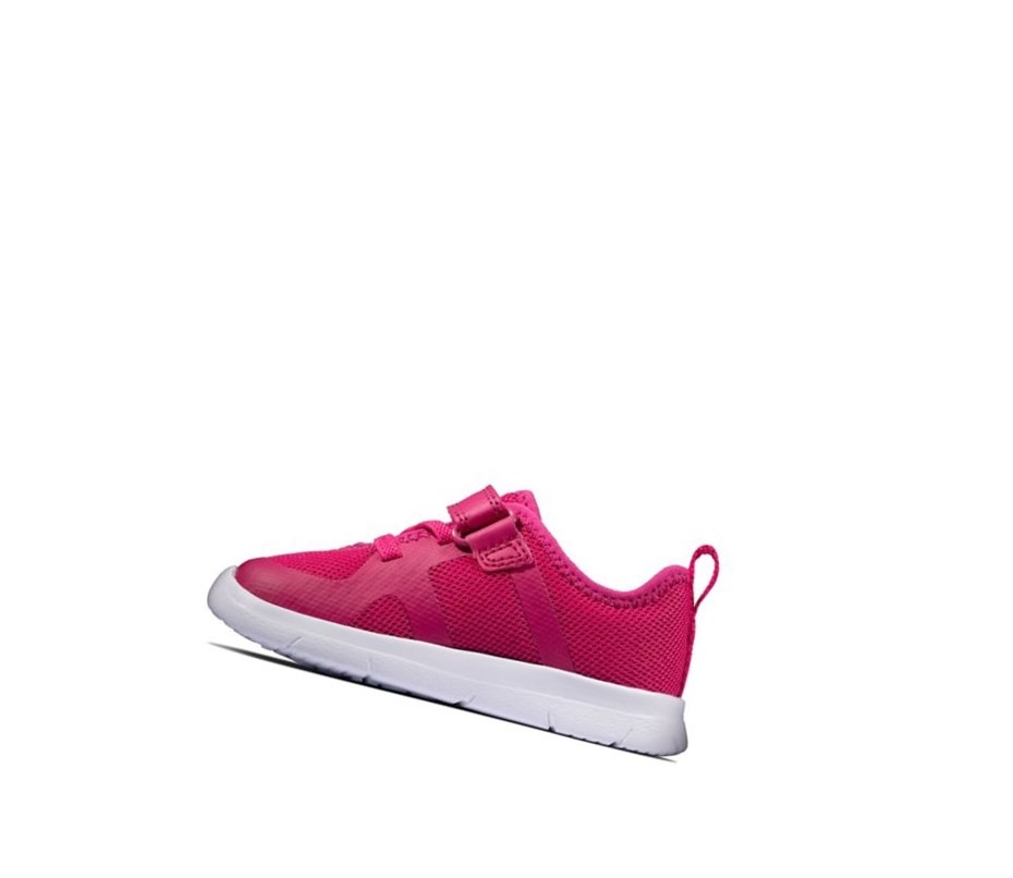 Fille Chaussures Cuir Clarks Ath Flux Cuir Rose - france VOW-45822670