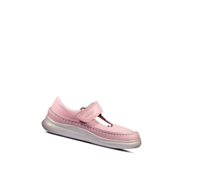 Fille Chaussures Cuir Clarks Crest Sky Cuir Rose - france DKV-62423314