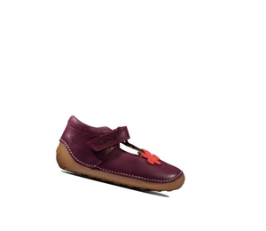 Fille Chaussures Cuir Clarks Tiny Sun Cuir Bordeaux - france HUT-59139164