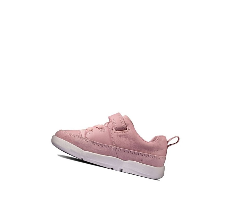 Fille Chaussures Cuir Clarks Tri Craft Cuir Rose - france IOL-87613495