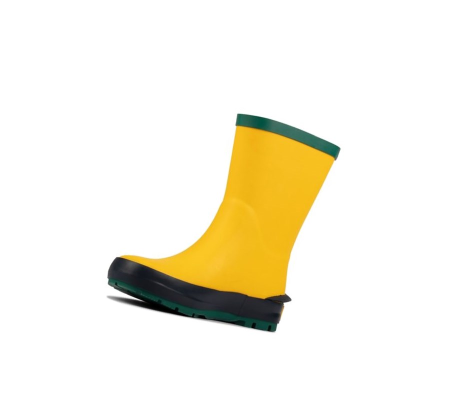 Fille Bottes de Pluie Clarks Mudder Run Jaune - france RHL-46617560