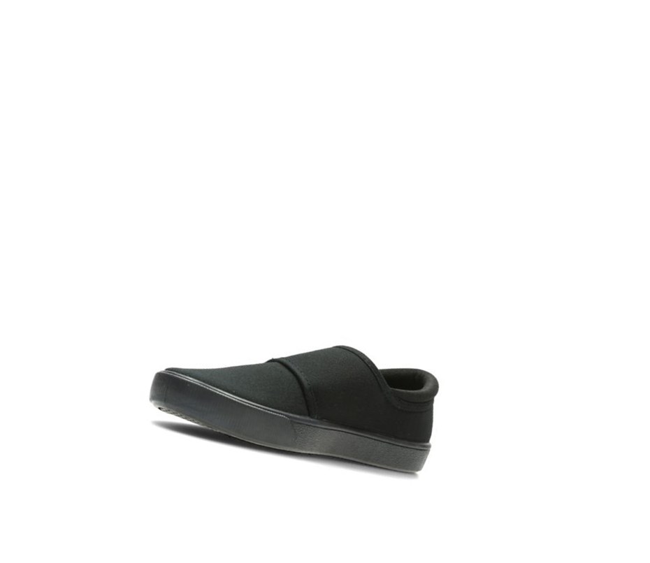 Fille Chaussures D'école Clarks Hopper Run Noir - france KQK-18305634