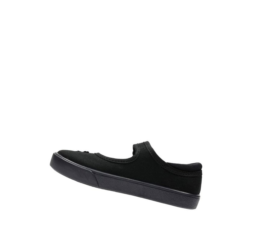 Fille Chaussures D'école Clarks Hopper Go Noir - france NPV-65092231