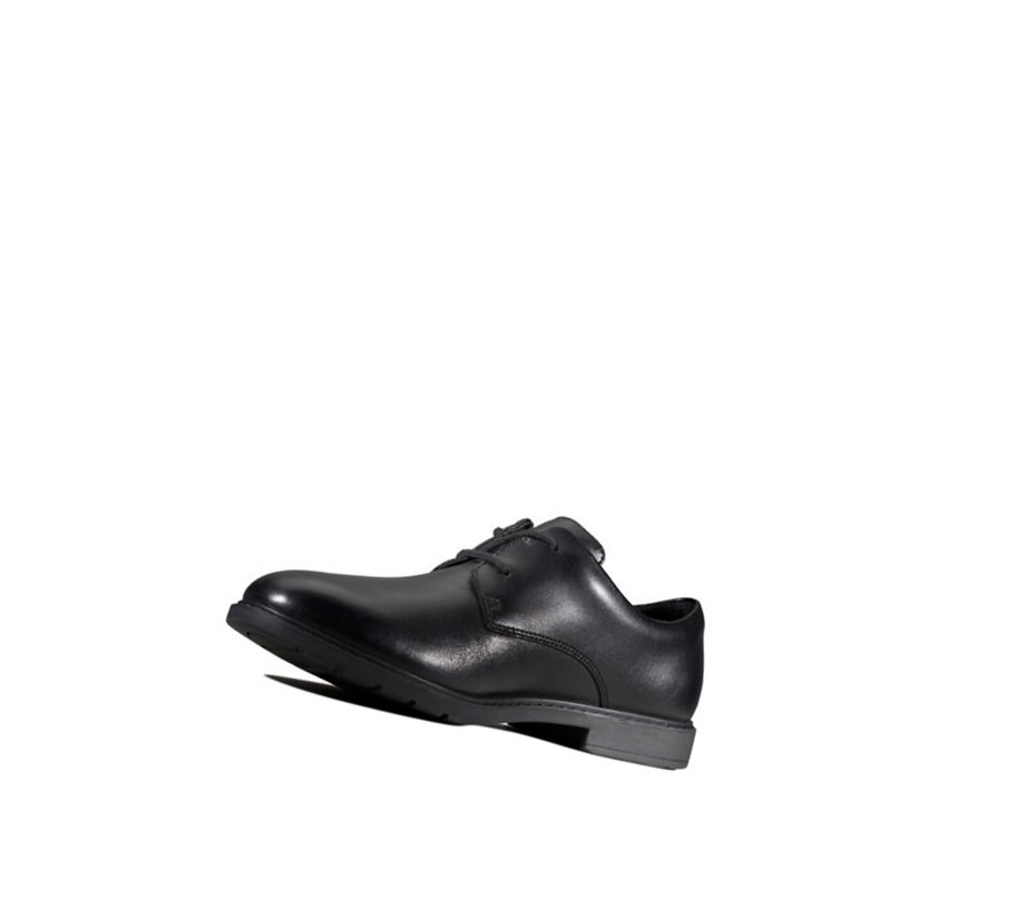 Fille Chaussures D'école Clarks Scala Loop Cuir Noir - france LEY-65393597