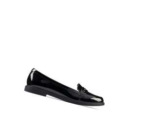 Fille Slip On & Loafers Clarks Scala Walk Vernis Cuir Noir - france GHF-02871393