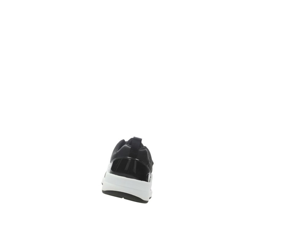 Fille Baskets Clarks Orbit Ride Cuir Noir - france EOC-67291703