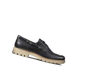 Homme Chaussures Bateau Clarks Batcombe Sail Cuir Bleu Marine - france XPZ-92860793