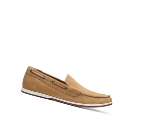 Homme Chaussures Bateau Clarks Morven Sun Daim Marron - france GVB-77903754