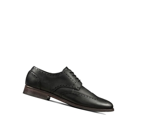 Homme Chaussures Brogue Clarks Flow Limit Cuir Noir - france DMO-10166777