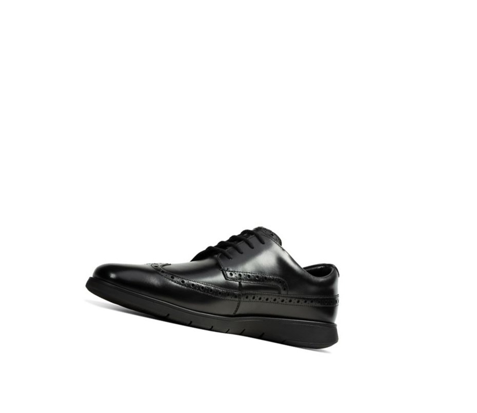 Homme Chaussures Brogue Clarks Helston Limit Cuir Noir - france BZP-57101441