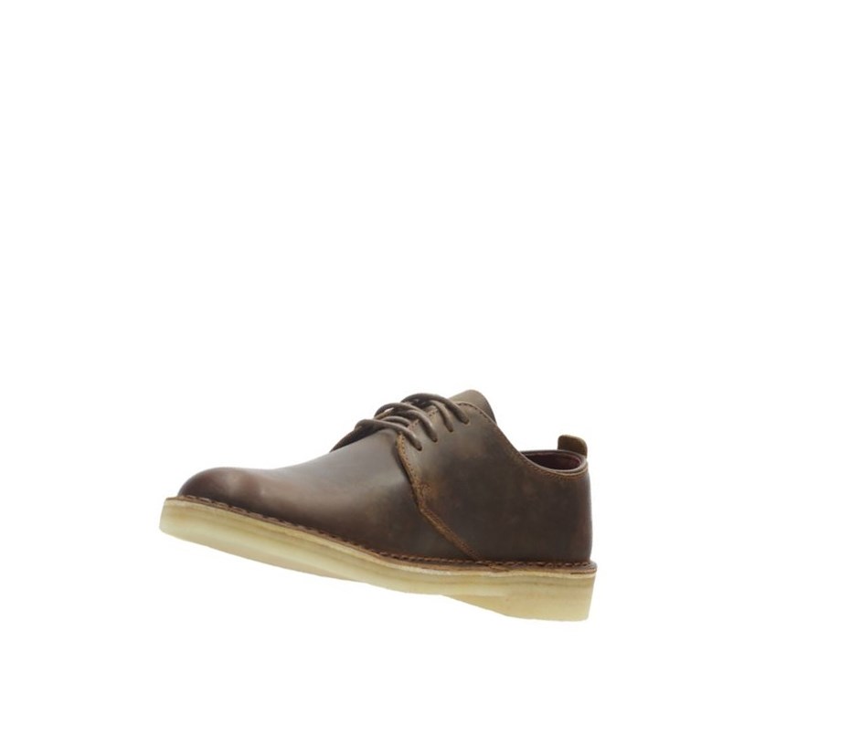 Homme Chaussures Casual Clarks London Desert Marron Foncé - france FTP-30794646