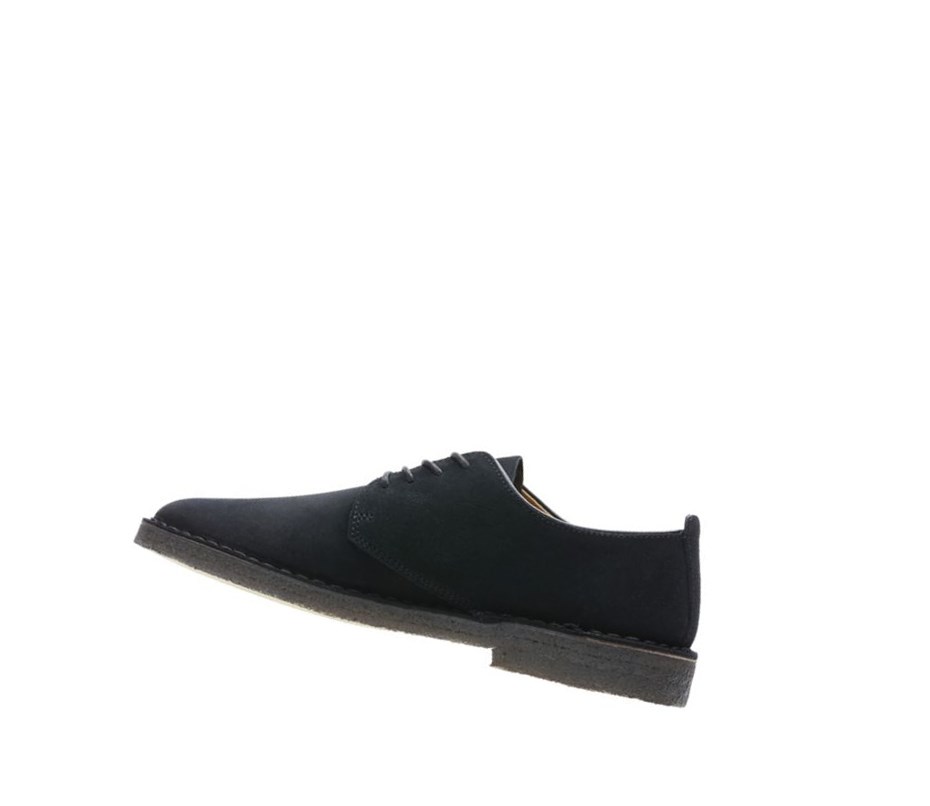 Homme Chaussures Casual Clarks London Daim Noir - france ESV-30664562