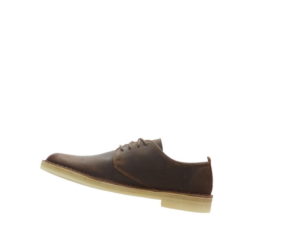 Homme Chaussures Casual Clarks London Desert Marron Foncé - france FTP-30794646