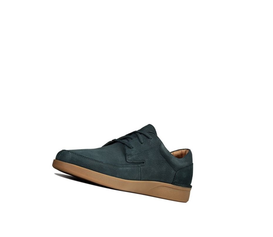 Homme Chaussures Casual Clarks Oakland Craft Nubuck Daim Bleu Marine - france YMZ-96346720