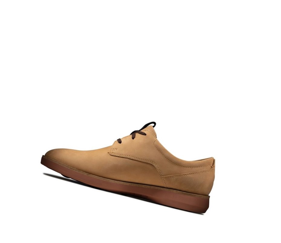 Homme Baskets Décontractées Clarks Banwell Dentelle Nubuck Marron Clair - france ESP-75849673