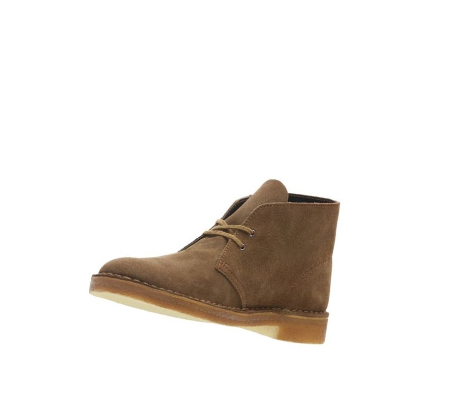 Homme Bottes Du Désert Clarks Originale Daim Marron - france OIE-22373720