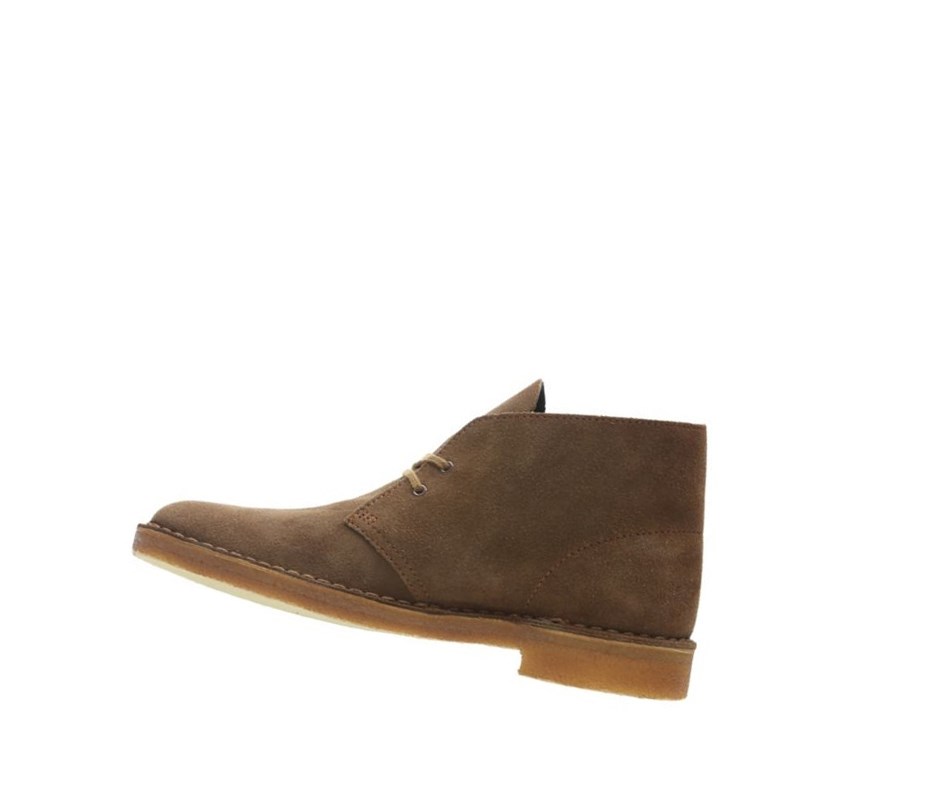 Homme Bottes Du Désert Clarks Originale Daim Marron - france OIE-22373720