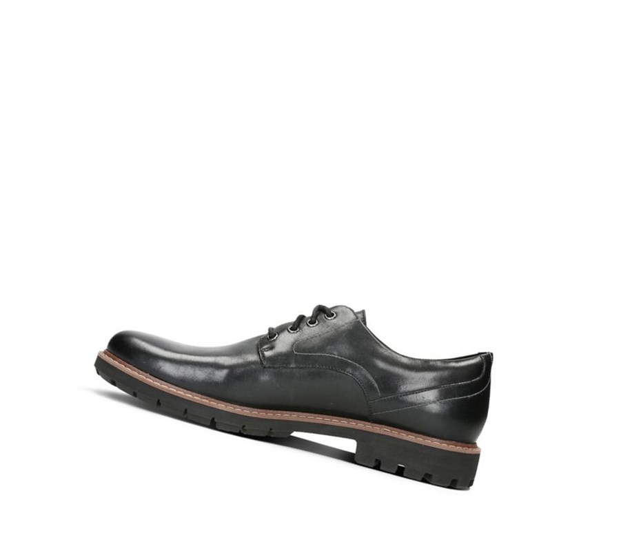 Homme Chaussures Habillées Clarks Batcombe Hall Cuir Noir - france JJO-42922456