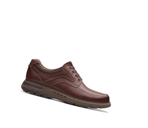 Homme Chaussures Cuir Clarks Un Ramble Dentelle Cuir Larges Fit Marron Foncé - france EYG-70272505