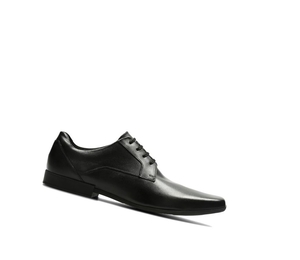 Homme Chaussures Cuir Clarks Glement Dentelle Cuir Noir - france JLU-43769543