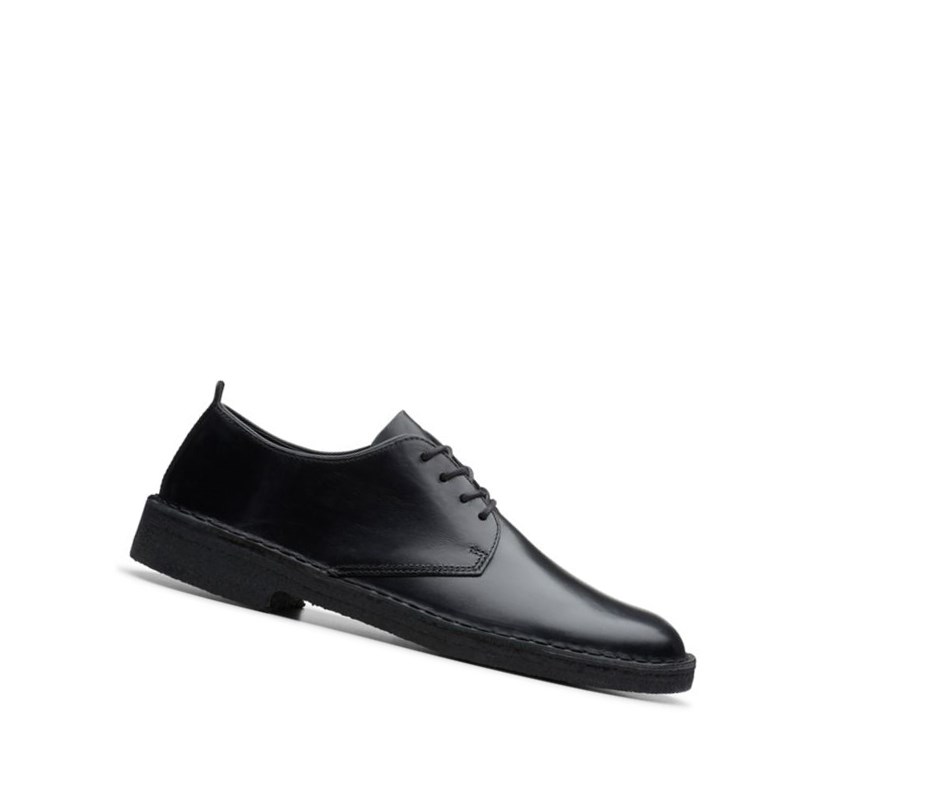 Homme Chaussures Cuir Clarks London Smart Décontractées Polished Cuir Noir - france QQG-41242252