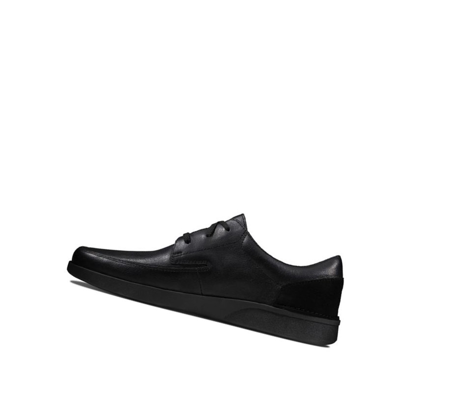 Homme Chaussures Cuir Clarks Oakland Craft Cuir Noir - france ODJ-95106297