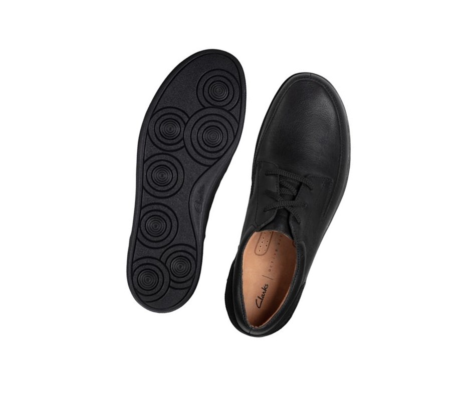 Homme Chaussures Cuir Clarks Oakland Craft Cuir Noir - france ODJ-95106297