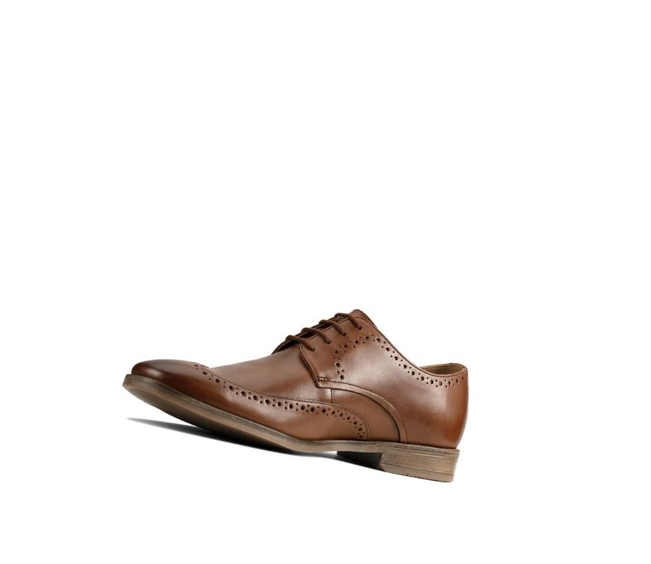 Homme Chaussures Cuir Clarks Stanford Limit Cuir Marron - france PQU-57337379