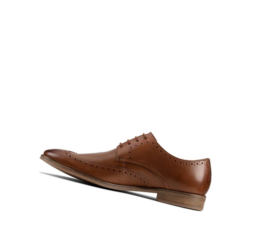 Homme Chaussures Cuir Clarks Stanford Limit Cuir Marron - france PQU-57337379