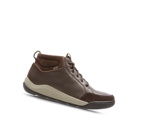 Homme Chaussures Outdoor Clarks Ashcombe Mid Gore-tex Cuir Marron Foncé - france RSK-07279584