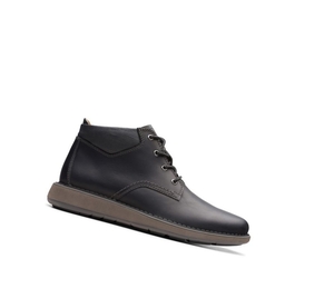 Homme Chaussures Outdoor Clarks Un Larvik Top Cuir Noir - france KPY-20139491