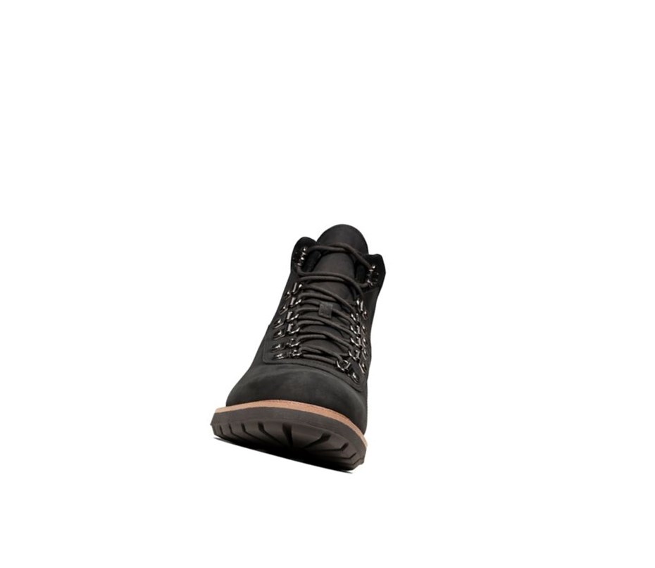 Homme Chaussures Outdoor Clarks Batcombe Alp Gore-tex Nubuck Noir - france NZF-94960678