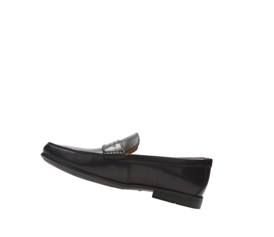 Homme Slip On & Loafers Clarks Claude Lane Noir - france NMX-78989196