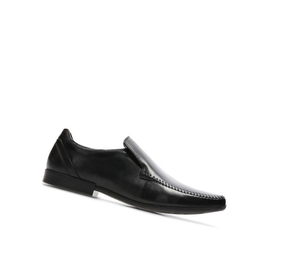 Homme Chaussures Slip On Clarks Glement Seam Cuir Noir - france UEM-65143051