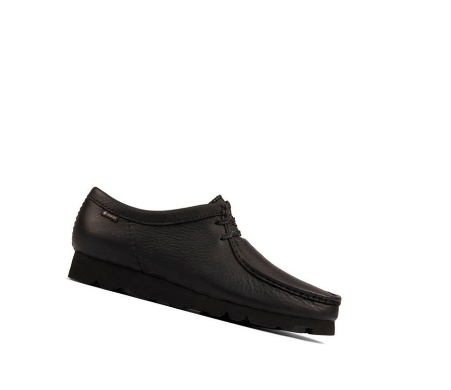 Homme Wallabee Clarks Gore-tex Cuir Noir - france LZJ-83474574