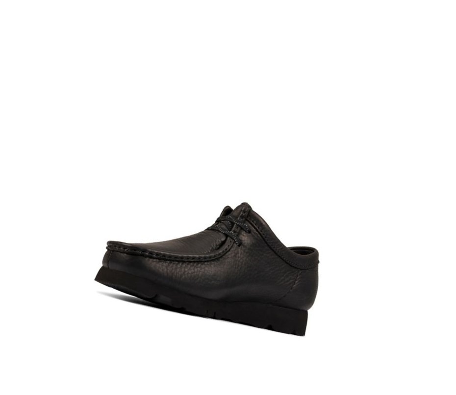 Homme Wallabee Clarks Gore-tex Cuir Noir - france LZJ-83474574