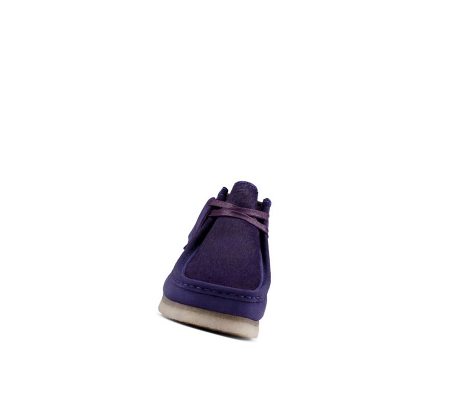 Homme Wallabee Clarks Originale Cuir Violette - france UTC-62048820