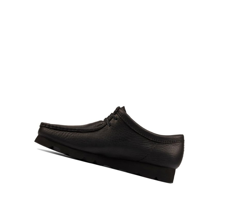 Homme Wallabee Clarks Gore-tex Cuir Noir - france LZJ-83474574