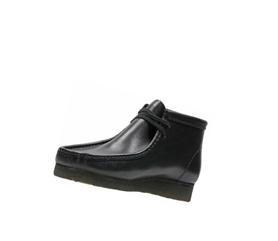 Homme Wallabee Clarks Originale Cuir Noir - france BQO-37352020