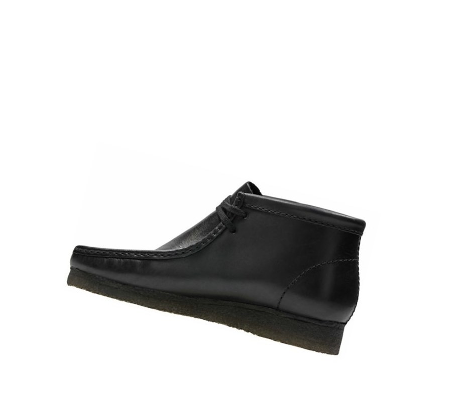 Homme Wallabee Clarks Originale Cuir Noir - france BQO-37352020