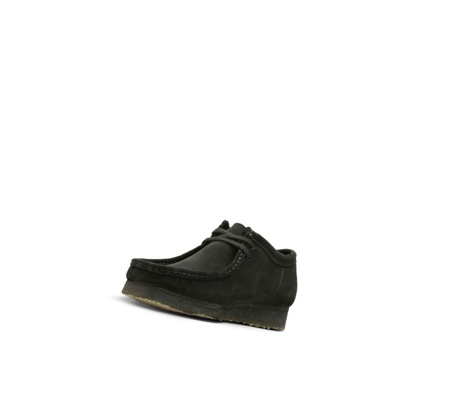 Homme Wallabee Clarks Originale Daim Noir - france IYK-12031348