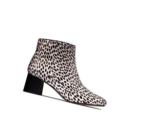 Femme Bottines Clarks Sheer Flora 2 Print Cuir Leopard - france FFS-77563089