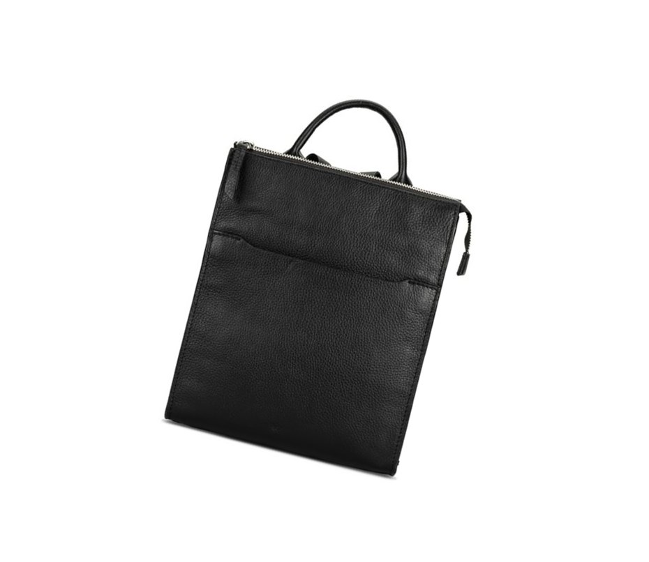 Femme Sacs à Dos Clarks The Hayle Small Cuir Noir - france TRT-55493809