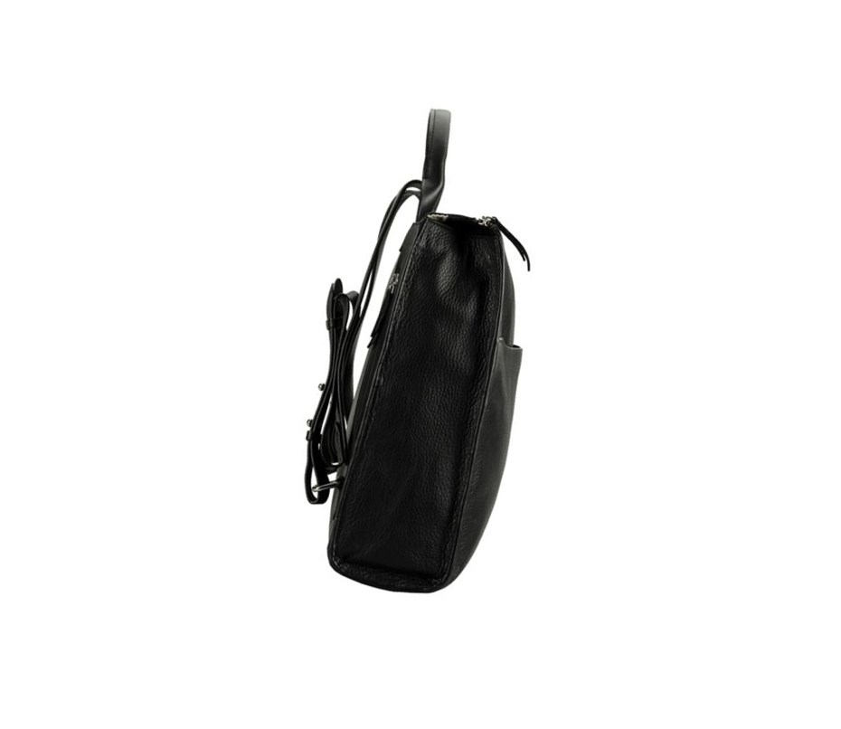 Femme Sacs à Dos Clarks The Hayle Large Cuir Noir - france SQJ-09657710