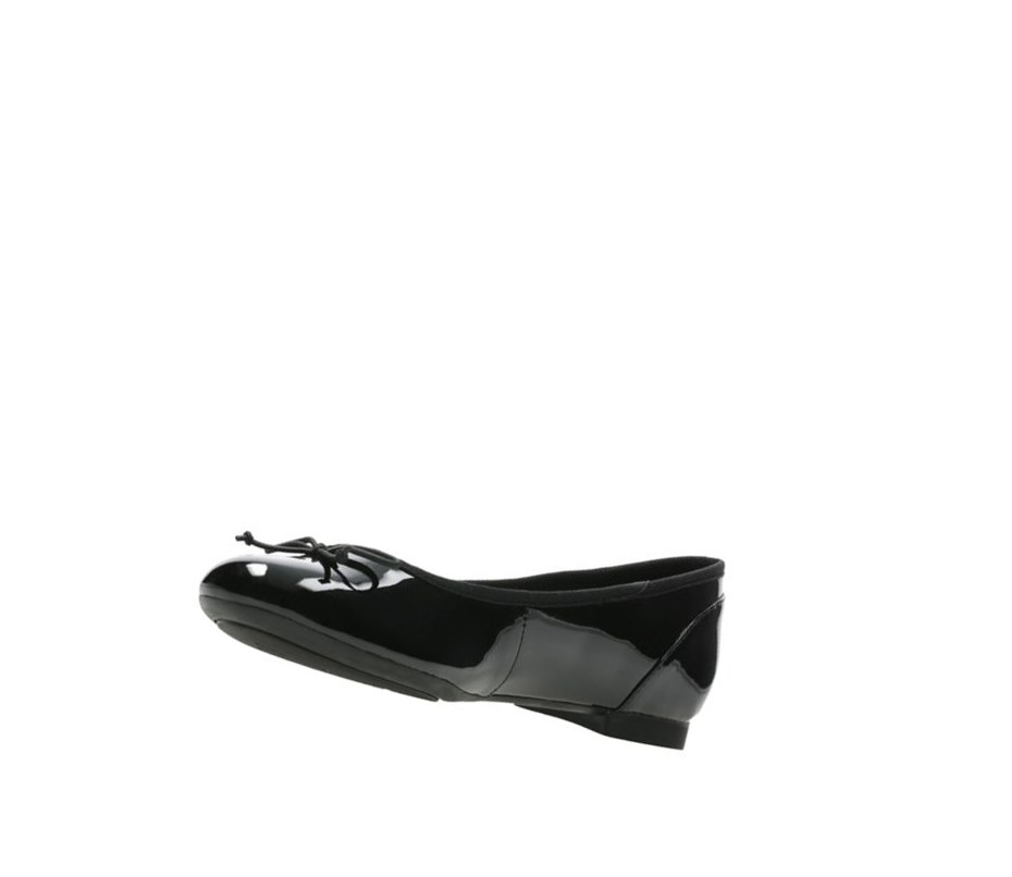 Femme Ballerine Clarks Couture Bloom Vernis Noir - france ODR-02667330