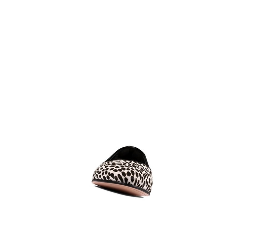 Femme Ballerine Clarks Grace Piper Print Cuir Leopard - france BFU-30411088