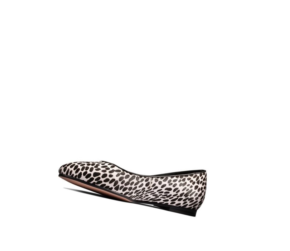 Femme Ballerine Clarks Grace Piper Print Cuir Leopard - france BFU-30411088