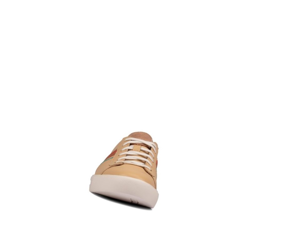 Femme Chaussures Casual Clarks Un Maui Band Dentelle-ups Daim Marron Clair - france DZA-17606392