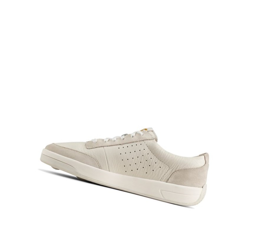 Femme Baskets Décontractées Clarks Hero Air Dentelle Cuir Blanche - france SVL-02189555