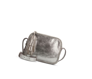 Femme Sacs Crossbody Clarks Topsham Mila Cuir Argent - france OUK-88128592